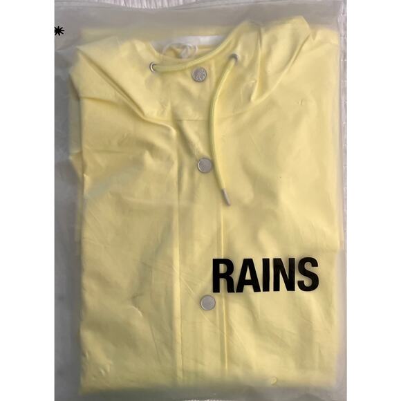 RAINS Curve Waterproof Rain Jacket in color Stray Women's Size XL NWT - Picture 3 of 12
